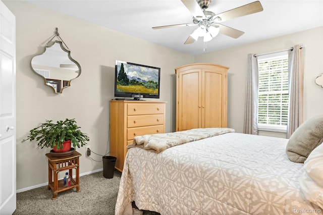 54286 Bradshaw Dr, New Baltimore, MI 48047 - carpeted bedroom featuring baseboards and ceiling fan