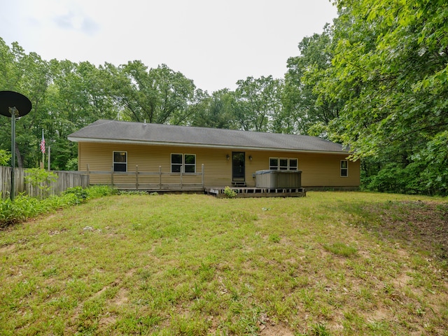 55840 Western Ave, Mattawan, MI 49071 - back of property with a deck