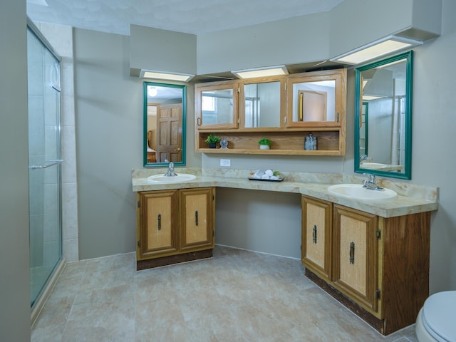 55840 Western Ave, Mattawan, MI 49071 - bathroom with vanity and a stall shower