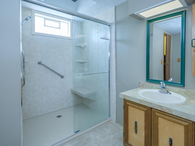 55840 Western Ave, Mattawan, MI 49071 - full bathroom featuring a shower stall and vanity