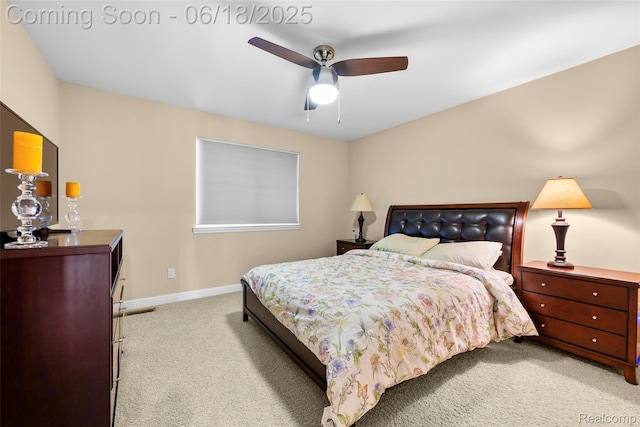 392 Gunston Ct, Troy, MI 48083 - carpeted bedroom with baseboards and a ceiling fan