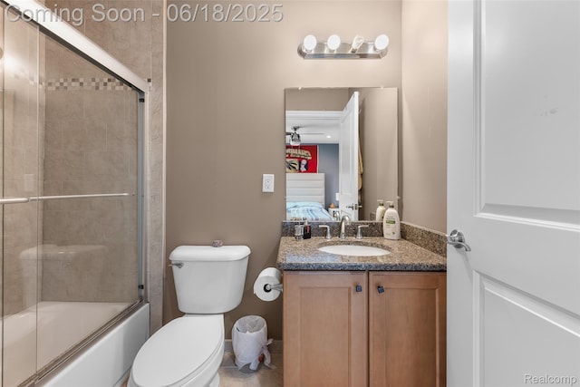 392 Gunston Ct, Troy, MI 48083 - bathroom with ensuite bathroom, vanity, and combined bath / shower with glass door