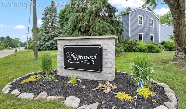 43115 Whisper Ct, Northville, MI 48168 - community sign with a lawn