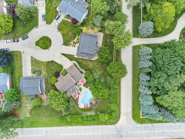 43115 Whisper Ct, Northville, MI 48168 - aerial view of property and surrounding area