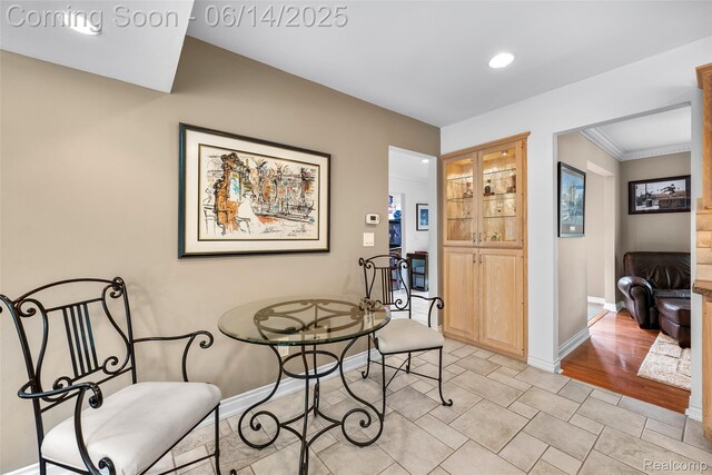 43115 Whisper Ct, Northville, MI 48168 - dining area featuring baseboards