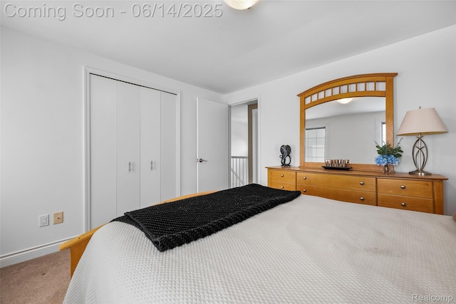 43115 Whisper Ct, Northville, MI 48168 - carpeted bedroom featuring a closet and baseboards