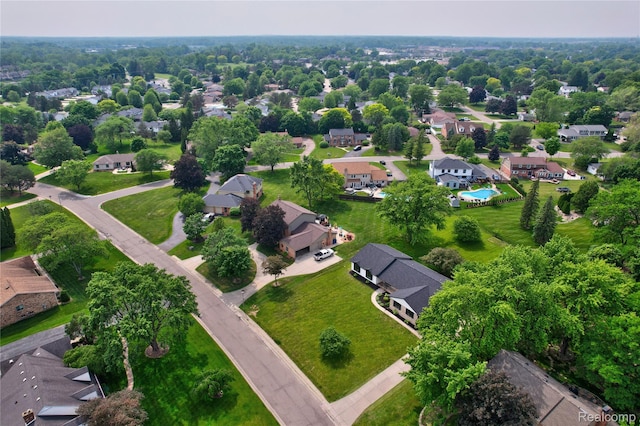 507 Charing Cross Dr, Grand Blanc, MI 48439 - aerial perspective of suburban area