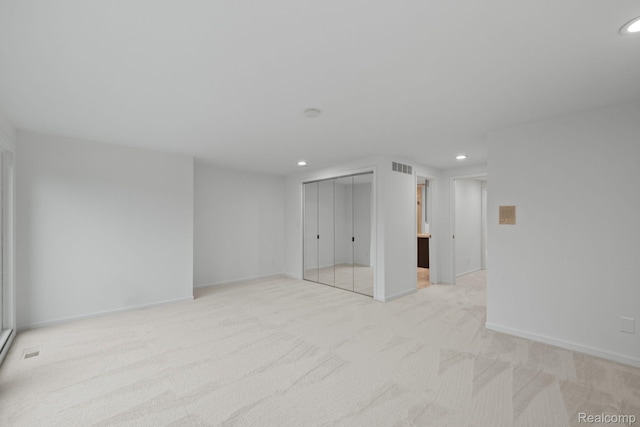 511 Brookside Ave, Birmingham, MI 48009 - below grade area with recessed lighting and light colored carpet