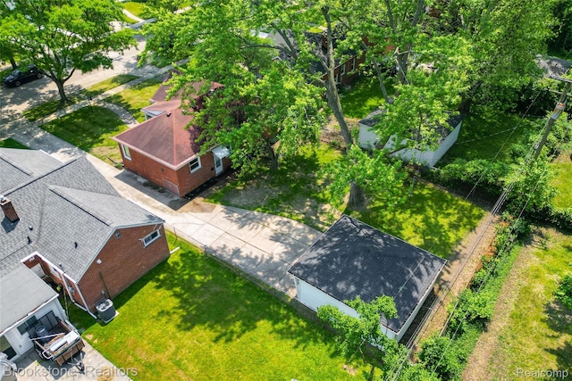 24251 Cloverlawn St, Oak Park, MI 48237 - view from above of property