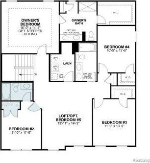 4278 Oak St, Grand Blanc, MI 48439 - view of floor plan / room layout