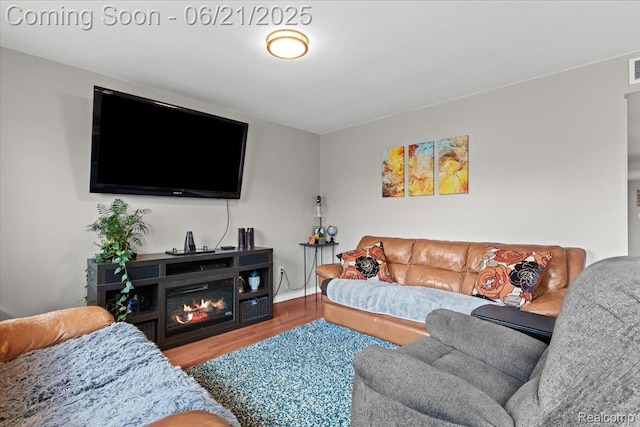 30546 Townley St, Madison Heights, MI 48071 - living room with wood finished floors and baseboards