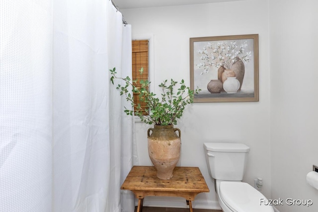 4733 136th Ave, Hamilton, MI 49419 - full bathroom featuring toilet and a shower with curtain