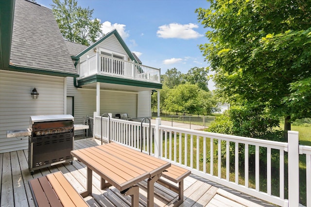 30170 Beeson St, Dowagiac, MI 49047 - deck featuring outdoor dining area