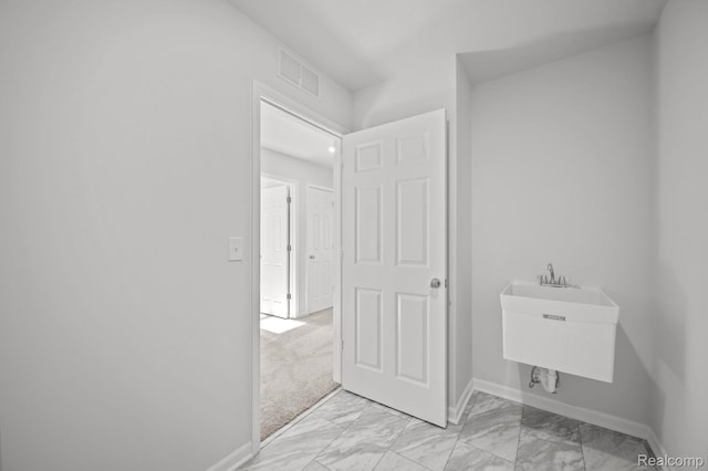4286 Oak St, Grand Blanc, MI 48439 - bathroom featuring marble finish flooring and baseboards