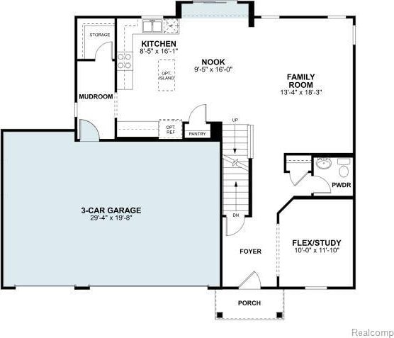 4286 Oak St, Grand Blanc, MI 48439 - view of property floor plan