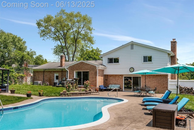 24960 S Cromwell Dr, Franklin, MI 48025 - view of pool featuring a patio area