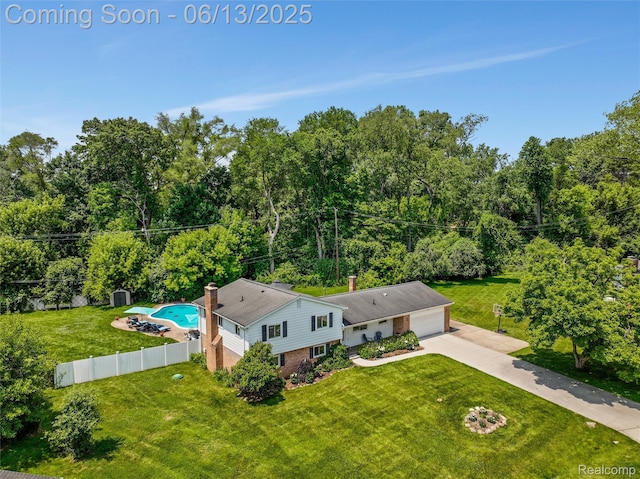 24960 S Cromwell Dr, Franklin, MI 48025 - aerial view of property and surrounding area