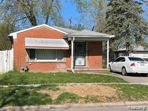 8889 Plainview Ave, Detroit, MI 48228 - bungalow-style home with brick siding