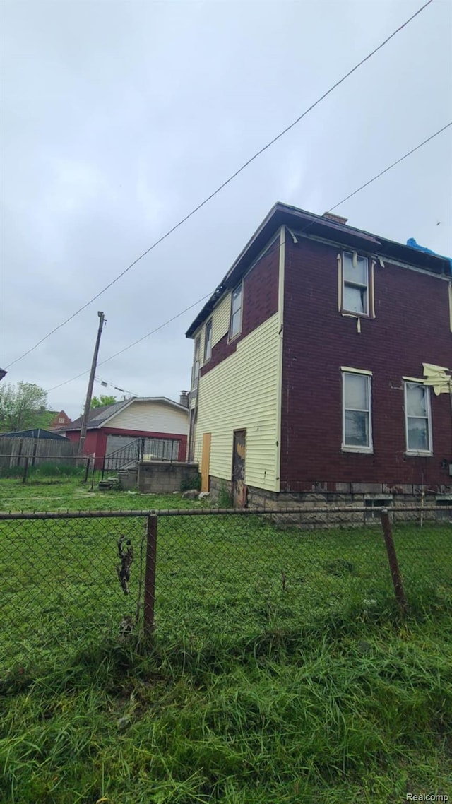 193 Division St, River Rouge, MI 48218 - view of property exterior with brick siding