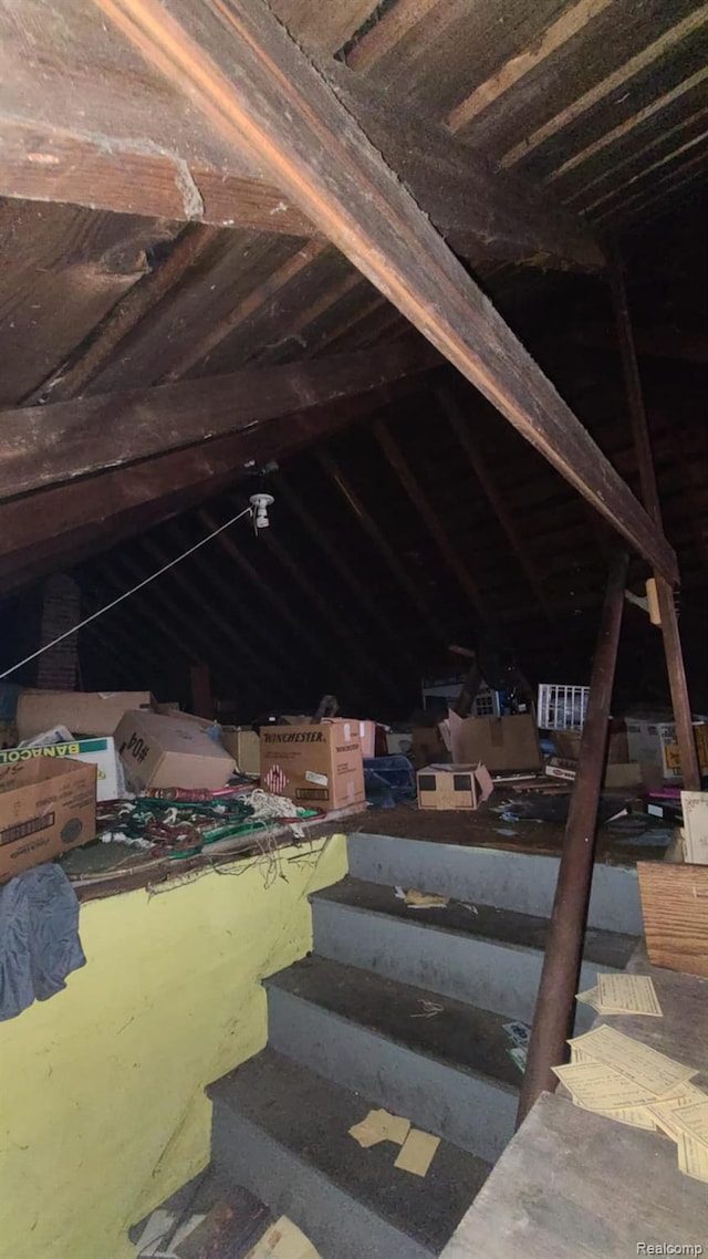 193 Division St, River Rouge, MI 48218 - view of attic