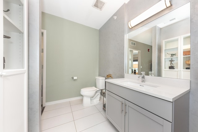 293 N 2nd St Unit 201, Brighton, MI 48116 - bathroom featuring vanity and tile patterned flooring