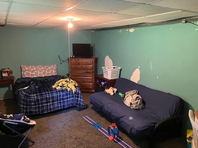 3052 143rd Ave, Dorr, MI 49323 - carpeted bedroom with a paneled ceiling