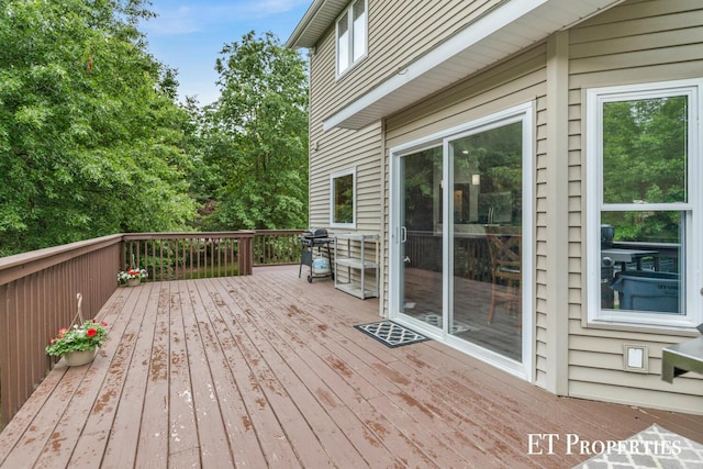 12150 W Devis Rd, West Olive, MI 49460 - deck featuring area for grilling