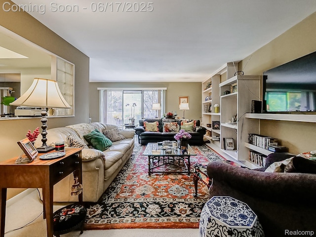 16820 Edloytom Way Unit 172, Clinton Township, MI 48038 - living room with carpet flooring