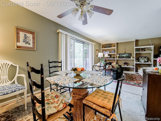 16820 Edloytom Way Unit 172, Clinton Township, MI 48038 - dining space with a ceiling fan