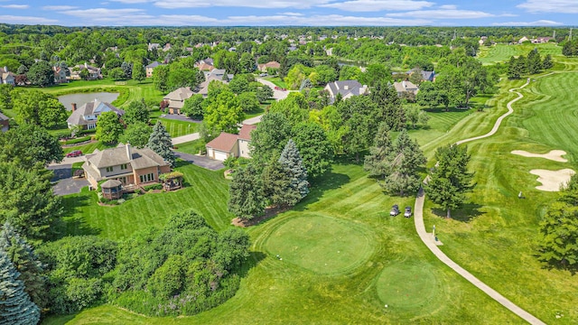 712 Dornoch Dr, Ann Arbor, MI 48103 - aerial view of property's location featuring a golf course and nearby suburban area