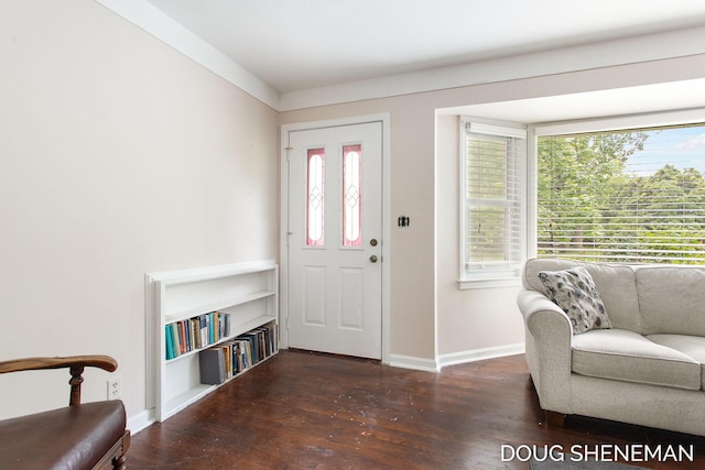 3747 Leonard St NW, Grand Rapids, MI 49534 - entrance foyer with wood finished floors and healthy amount of natural light