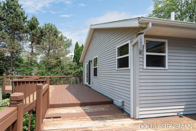 3747 Leonard St NW, Grand Rapids, MI 49534 - view of wooden deck