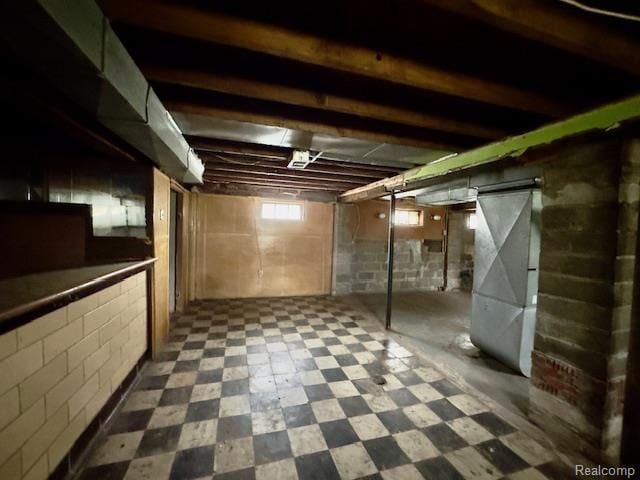 14171 Plainview Ave, Detroit, MI 48223 - basement with tile patterned floors
