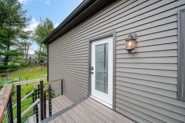 13832 Grandview Dr, Cement City, MI 49233 - view of deck