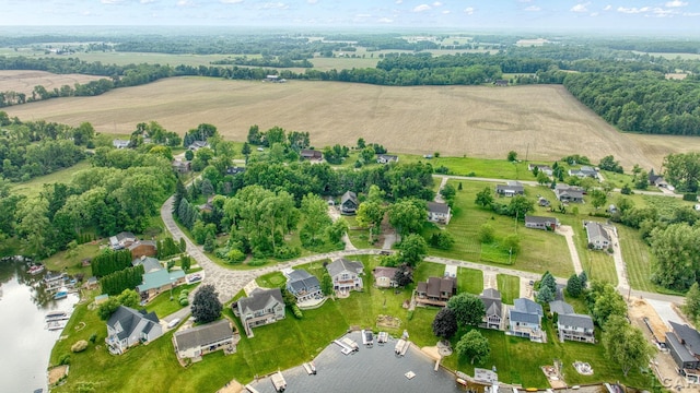 13832 Grandview Dr, Cement City, MI 49233 - overview of rural landscape featuring nearby suburban area