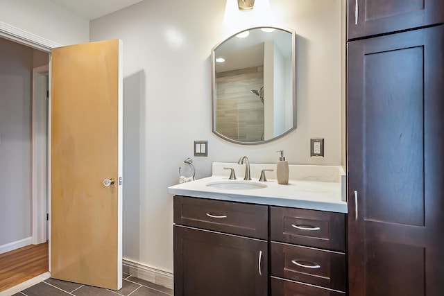 2104 Winchell Dr, Ann Arbor, MI 48104 - full bathroom with vanity and a shower
