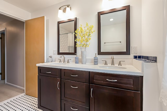 2104 Winchell Dr, Ann Arbor, MI 48104 - full bathroom with double vanity