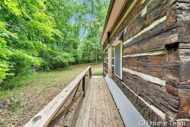 8607 S Ferris Ave, Newaygo, MI 49337 - view of wooden deck