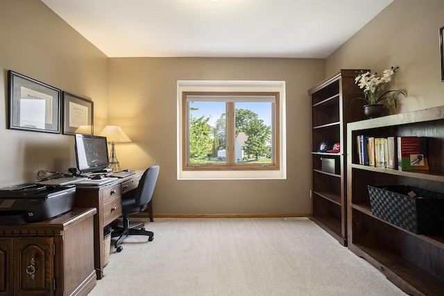 78 Capercaillie Ln, Battle Creek, MI 49014 - office featuring light colored carpet and baseboards