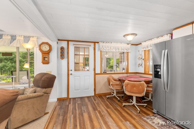 10667 220th Ave, Big Rapids, MI 49307 - dining room featuring plenty of natural light and wood finished floors