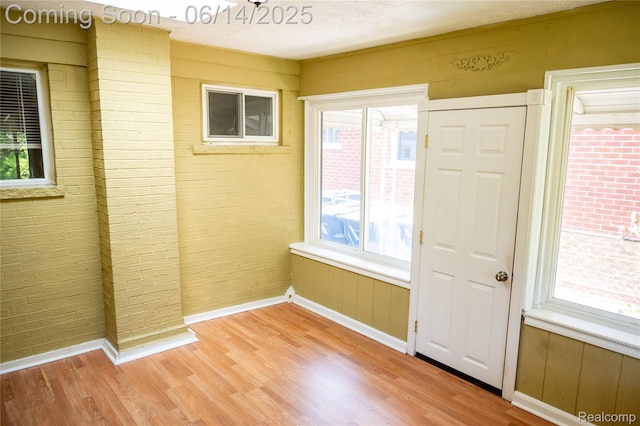 30320 Moulin Ave, Warren, MI 48088 - entrance foyer featuring light wood finished floors and wooden walls