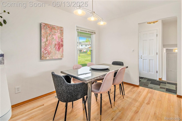 3255 School House Dr, Waterford, MI 48329 - dining space featuring wood finished floors