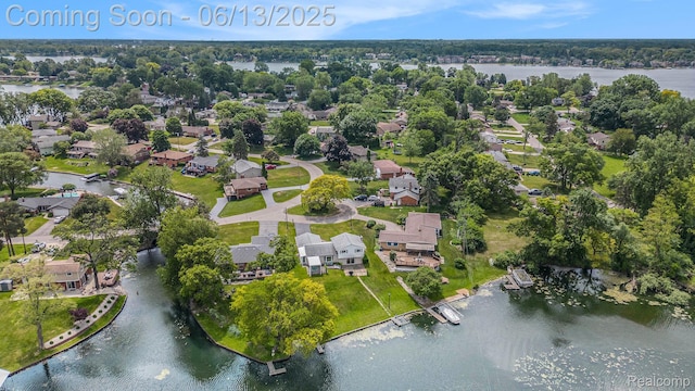 3255 School House Dr, Waterford, MI 48329 - view of property location with nearby suburban area and a nearby body of water