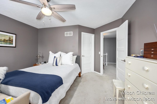 2321 S Highland View Cir SE, Grand Rapids, MI 49506 - bedroom with carpet and a ceiling fan