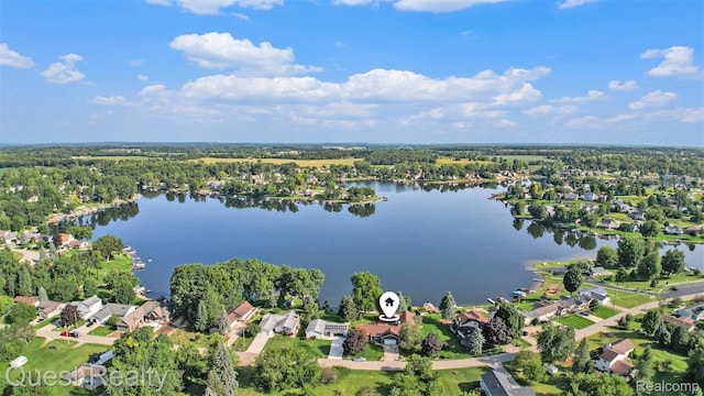 14050 Shannon Dr, Cement City, MI 49233 - aerial view of property's location with a nearby body of water and nearby suburban area