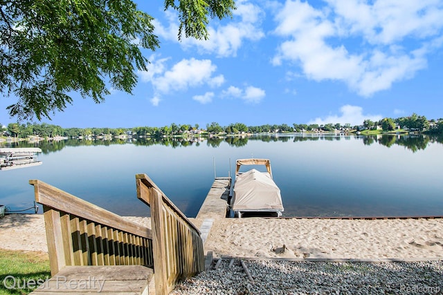 14050 Shannon Dr, Cement City, MI 49233 - dock area with a water view