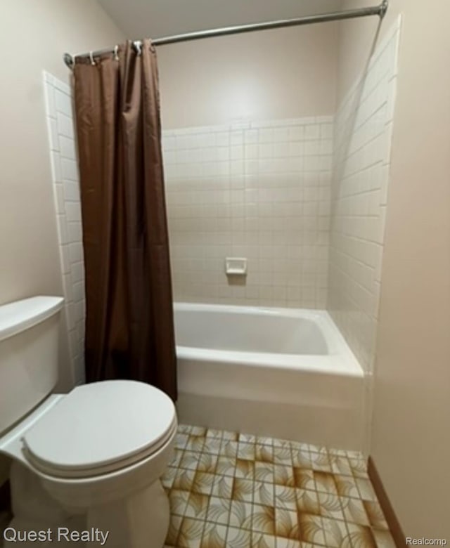 14050 Shannon Dr, Cement City, MI 49233 - full bathroom with toilet and shower / tub combo