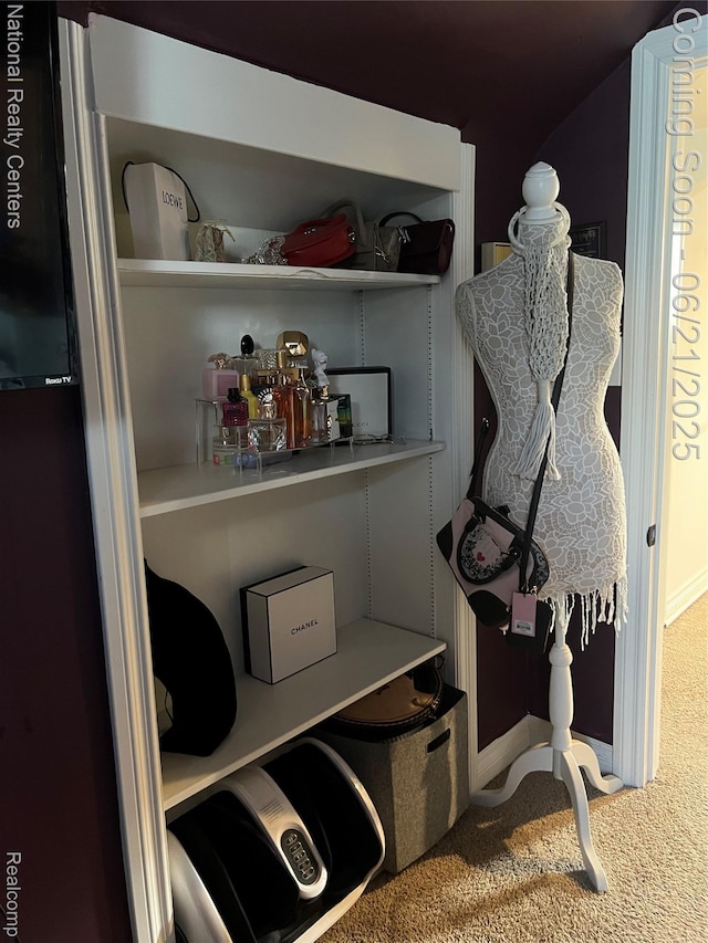 13203 Frazho Rd, Warren, MI 48089 - detailed view of carpet floors and freestanding refrigerator