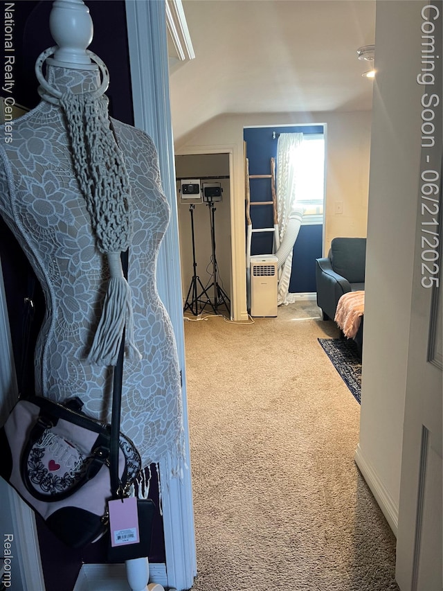13203 Frazho Rd, Warren, MI 48089 - carpeted bedroom featuring vaulted ceiling
