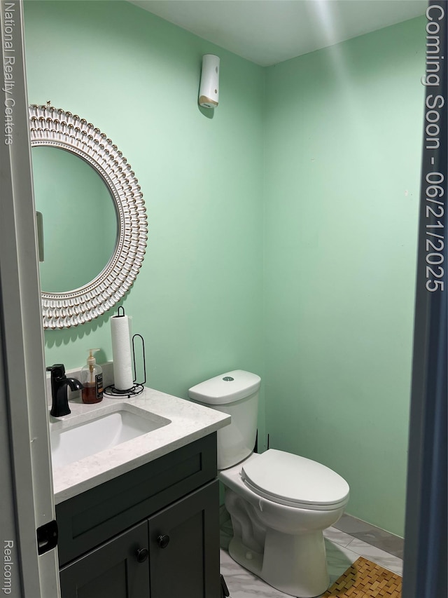 13203 Frazho Rd, Warren, MI 48089 - half bathroom with vanity and toilet